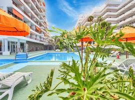 Luxury Studio Quasar Sea View in Olimpia，位于美洲海滩的酒店