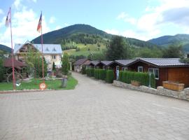 Pension, Camping & Biker Station zur Deutschen Eiche, hotel cerca de Pistas de esquí de Carlibaba, Ciocăneşti