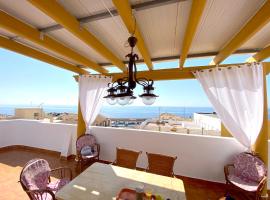 3 bedrooms apartement at Villaricos 200 m away from the beach with sea view furnished terrace and wifi, hotel in Villaricos
