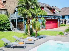 Loft dans corps de ferme - Accès jacuzzi