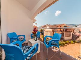 Family blue apartman Montenegro, beach rental in Baošići