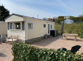 Chalet Ibiza in de duinen van IJmuiden aan Zee, chalet in IJmuiden