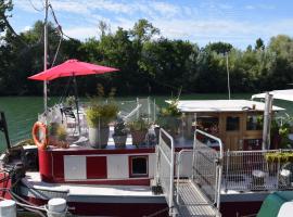 Bateau, Péniche Marboré - Disney, Boot in Lagny