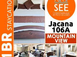 Jacana A 106 at Pico de Loro Beach and Country Club by SEE Condominiums โรงแรมในCutad