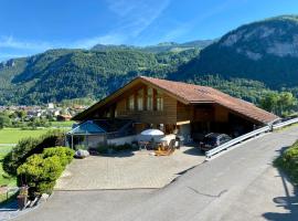 Appartement Aareschlucht- Grandiose Aussicht für 2-6 pers., íbúð í Meiringen