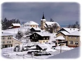 Le Cernois -Centrre du village - pistes de luge, ski fond, patinoire, commerces à 100m