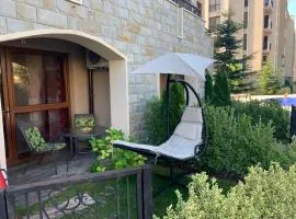 Luxury Orchid apartment with a garden in a private hotel complex Cascadas Bulgaria