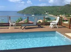 Maison de 4 chambres avec vue sur la mer piscine privee et jardin clos a Les Anses d'Arlet