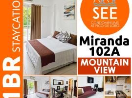 Miranda A 102 Pico de Loro beach and country club by SEE condominium rentals โรงแรมในCutad