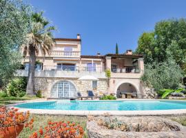 Stunning Home In Le Tignet With 5 Bedrooms, Wifi And Private Swimming Pool, מלון בLe Tignet