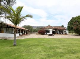 Hacienda Veracruz villa de leyva: Villa de Leyva'da bir otel