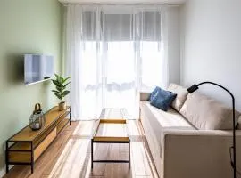 New building on Shevchenko Street, center