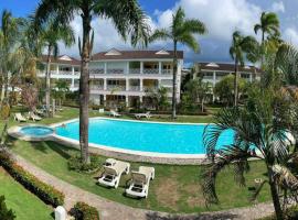 Superbe 2bd appart en résidence avec piscine -Playa Popi, hotel with parking in Las Terrenas