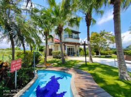 Fish House 魚雅築 宜蘭獨棟別墅 戲水池 生態DIY 安農溪自行車，冬山鄉的飯店