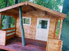 Šeberák - ubytování v chatičkách a v luxusních stanech, glamping v Pragi