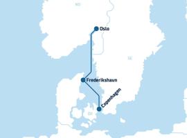 DFDS Ferry - Copenhagen to Oslo, hotel i nærheden af Østerport Station, København