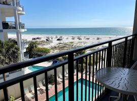 Beachfront Condo Ocean View, serviced apartment in St. Pete Beach