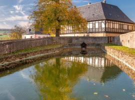 Ferienwohnung "Zum Schloßkeller", hotell sihtkohas Wolkenstein huviväärsuse Wolkenstein castle lähedal