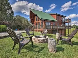 Piney Creek Mountain-View Cabin with Wraparound Deck