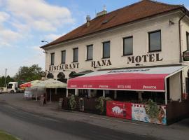Restaurant Motel Hana Barbara Gastro sro, hotel with parking in Ostřetín