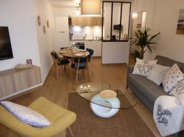 ALPINES 2 /près du funiculaire et gare sncf-garage privé-terrasse sud-46m2, hotel de lujo en Bourg-Saint-Maurice