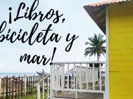 La Casa Amarilla (Sobre las playas del mar Caribe)、サン・ベルナルド・デル・ビエントのコテージ