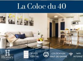 HOMEY LA COLOC DU 40 - Colocation haut de gamme de 4 chambres uniques et privées - Proche transports en commun - Aux portes de Genève, hotel in Annemasse