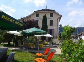Hôtel-Restaurant de la Gare, hotel v destinaci Glovelier