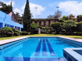 Residencia Cataluña, semesterhus i Cuernavaca