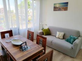 2 bedrooms appartement at Lido di Pomposa 50 m away from the beach with city view and furnished balcony, hotell med parkeringsplass i Lido di Pomposa