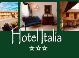 Zemu izmaksu kategorijas viesnīca Hotel Ristorante Italia pilsētā Čertoza di Pavija