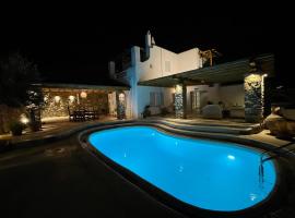 Kalafatis Private Villa Mykonos, hôtel à Kalafatis