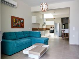 Mirtos Luxury apartment, alojamento na praia em Myrtos
