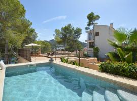 Private Pool with sea views in Port of Andratx, hytte i Andratx