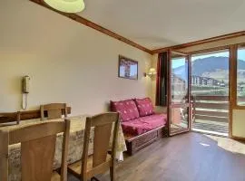 Studio cabine PMR avec balcon, au pied des pistes et proche commerces - La Plagne Soleil - FR-1-455-124