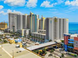 Ocean Walk Pools and All amenities Open - 1302 Direct Oceanfront, hotel near Daytona Lagoon, Daytona Beach