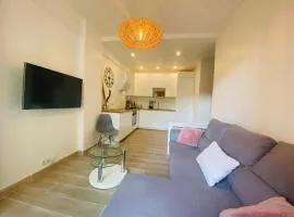 50m plage - 2 pièces jardin garage