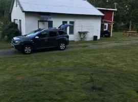Vacker hus i naturen