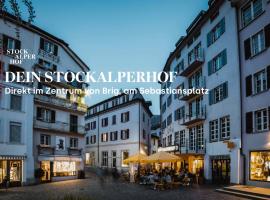 Hotel Stockalperhof, hotel em Brig