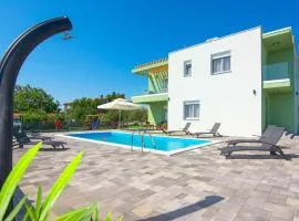 Beautiful Home In Vrsi With Wifi, Outdoor Swimming Pool And Heated Swimming Pool