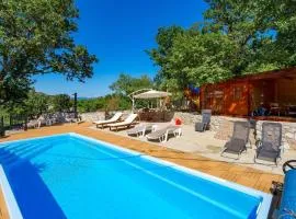 Nice Home In Moscenicka Draga With Wifi, Outdoor Swimming Pool And Heated Swimming Pool