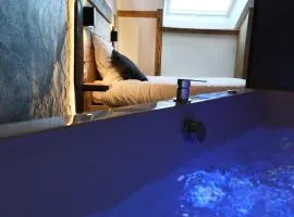 Superbe appartement, hypercentre au calme avec bain balnéo