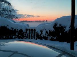 Au Chalet Bain Nordique neuf indépendant calme assuré, hotell i Hazelbourg