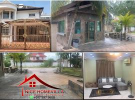 NICE HOME VILLA, Bandar Country Homes, Rawang, hytte i Rawang