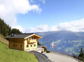 Holiday flat Nasenalm, Hippach im Zillertal, hotel in Grün