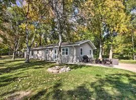 Waterfront Onamia Retreat with Dock and Fire Pit!