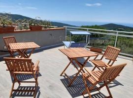 Vista sulle isole dell'arcipelago Toscano, guest house in Nibbiaia