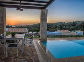 Mega Lithari Corfu Luxury Villas, hotell i Kavvadádes