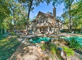 Spacious Woodlands Home Pool and Outdoor Oasis