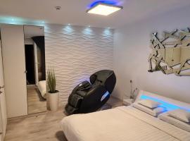 슬라본스키브로드에 위치한 스파 호텔 Apartment Wave -Luxury massage chair-Infrared Sauna, Parking with video surveillance, Entry with PIN 0 - 24h, FREE CANCELLATION UNTIL 2 PM ON THE LAST DAY OF CHECK IN